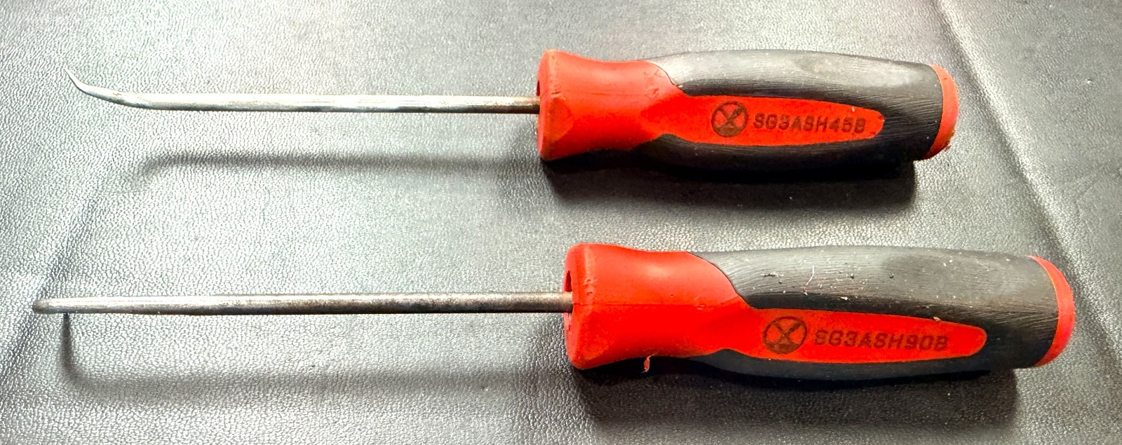 SNAP ON SG3ASH45B + SG3ASH90B 2-Pc. Soft Grip Pick Set 6.5-In. 45° & 90° USA