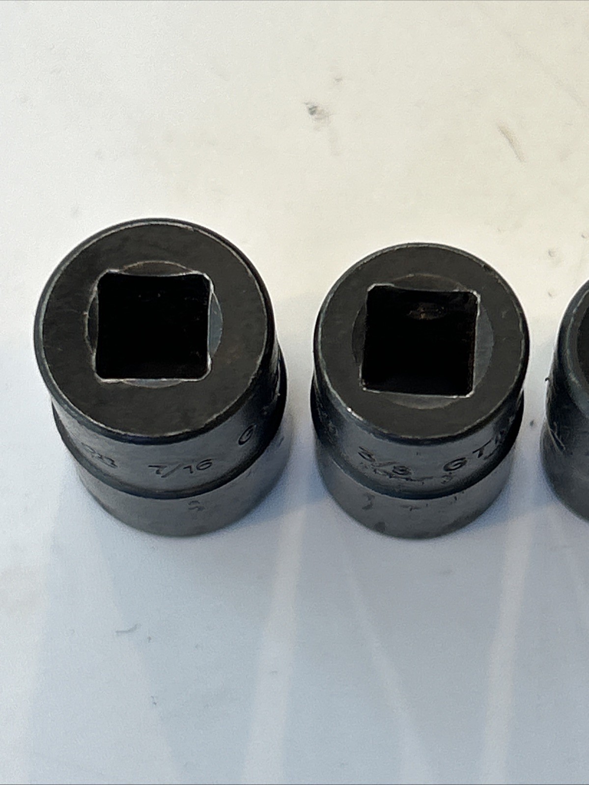 Snap On GTMD14 GTMD12 GTMD10 GTMD6 Shallow Socket Set 1/4″ Drive 12pt Black