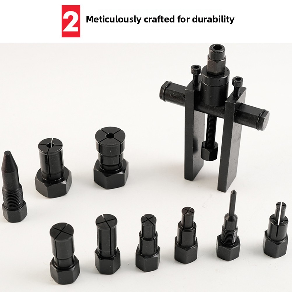 One Set 10 Piece Inner Bearing Pullers Set Manual Bearing Removal Tools for