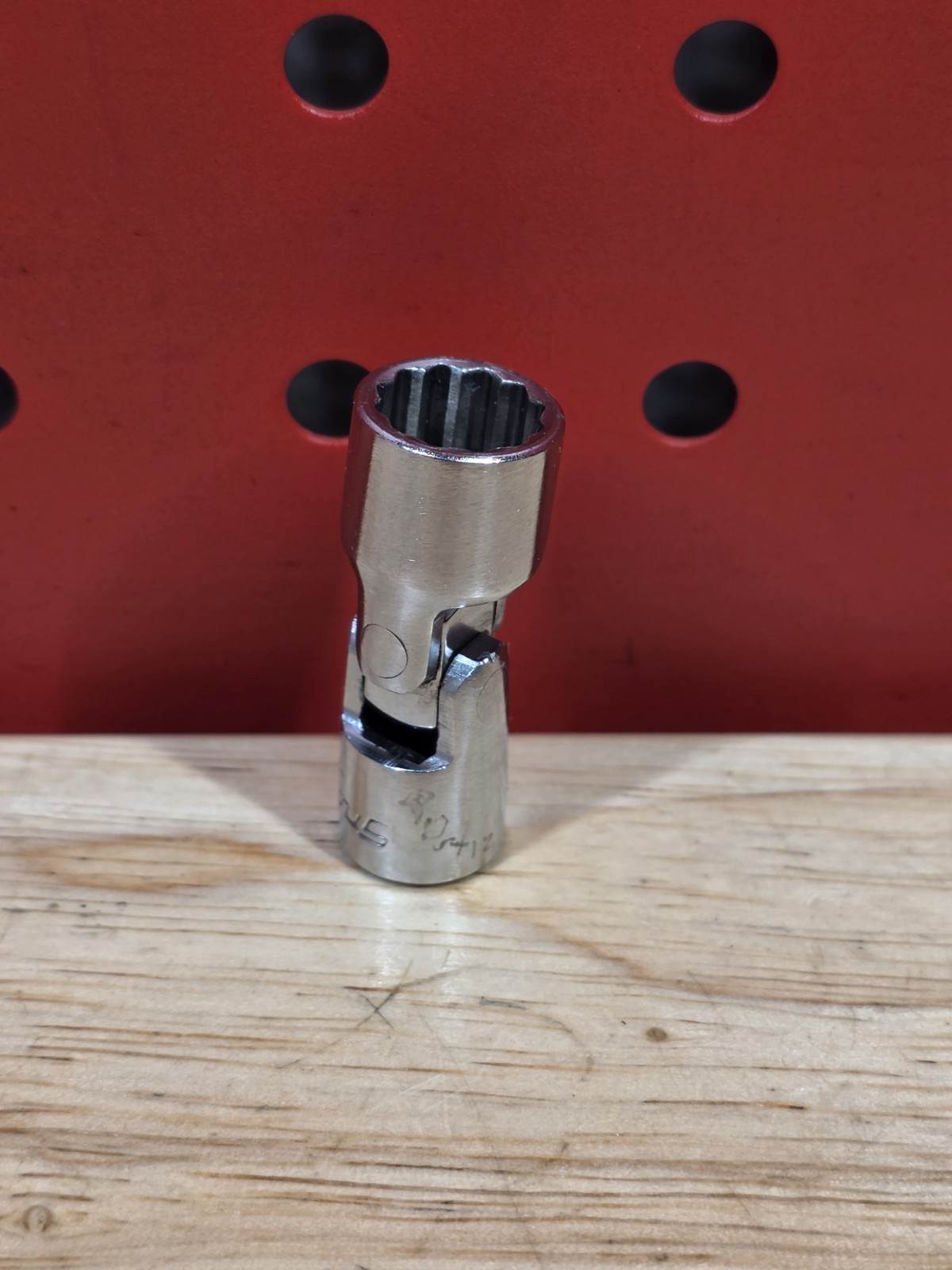 Snap-on TMU121 3/8” SAE 1/4” Drive 12-Point Swivel Wobble Socket USA See Details