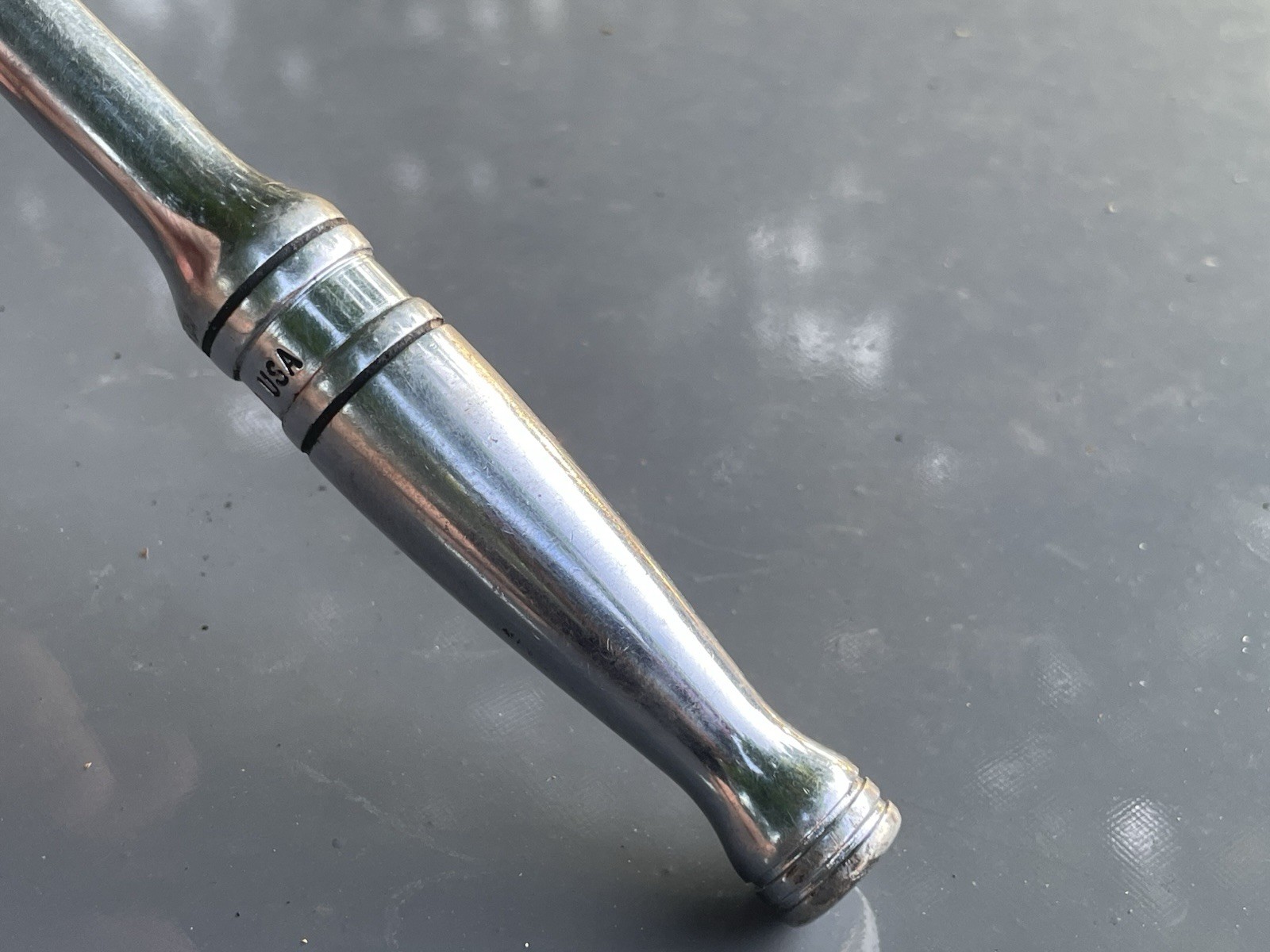 Vintage Snap On 3/8″ Drive 7.5″ Socket Ratchet Model F730 Made in USA