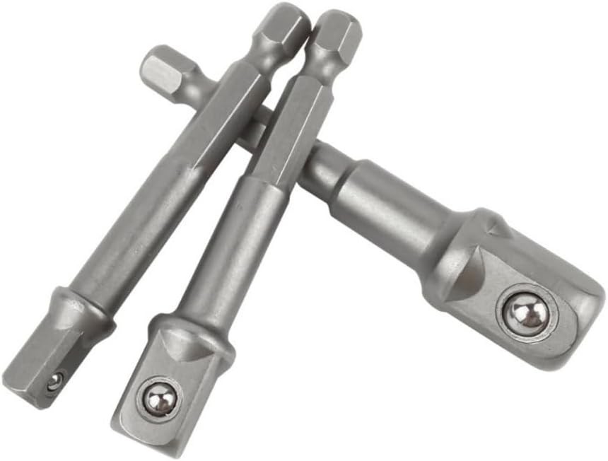 3 PCS Heavy-Duty Impact Socket Adapter Set – Chrome Vanadium Steel Power Tools