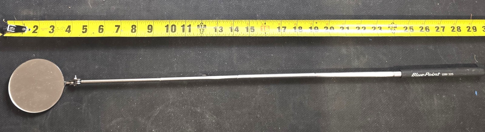 BLUE POINT UIM325 Telescoping 3-1/4″ Inspection Mirror 6-1/2″- Extends To 30″