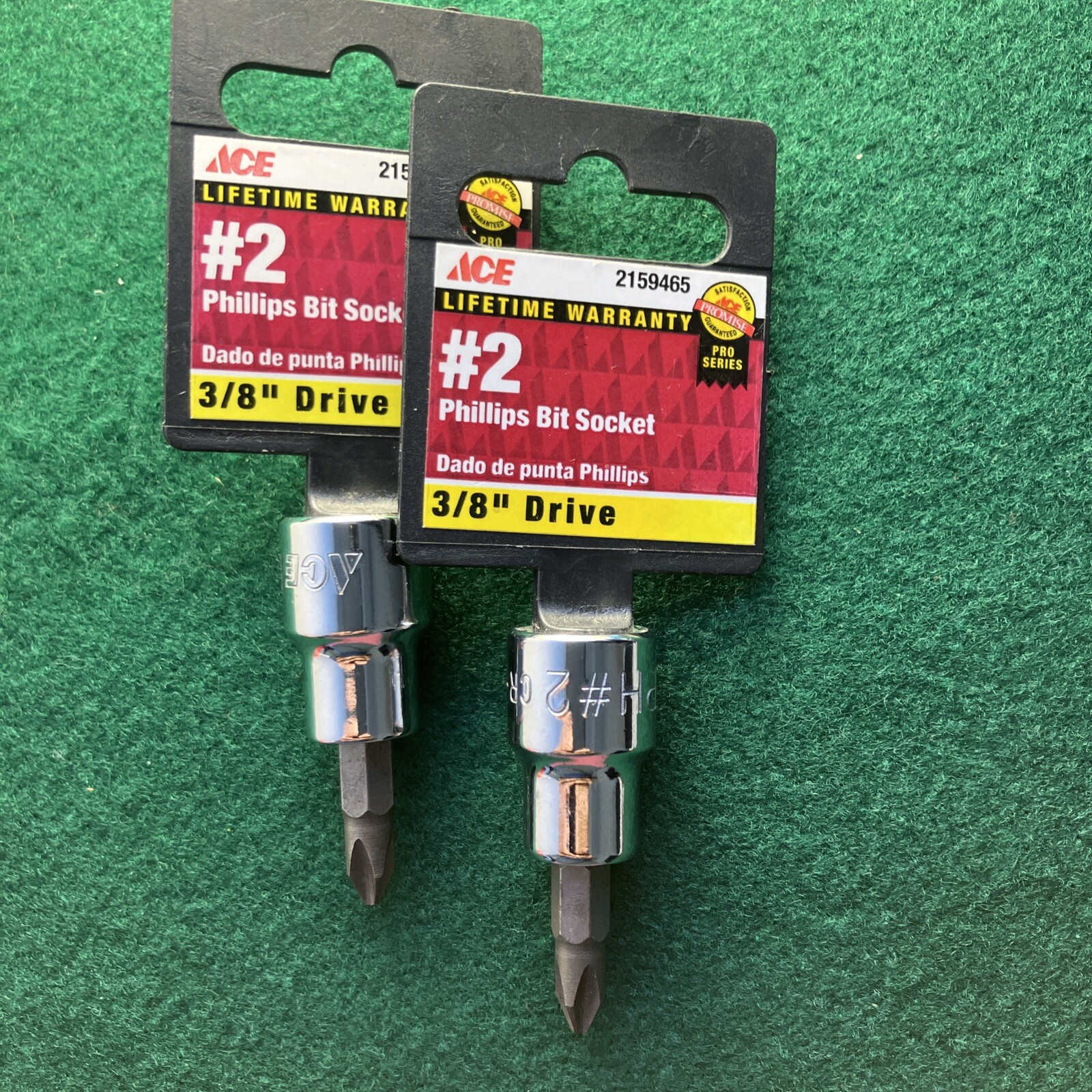 Ace 2159455 3/8″ Drive No 2 Phillips Screwdriver Socket Lifetime Warranty