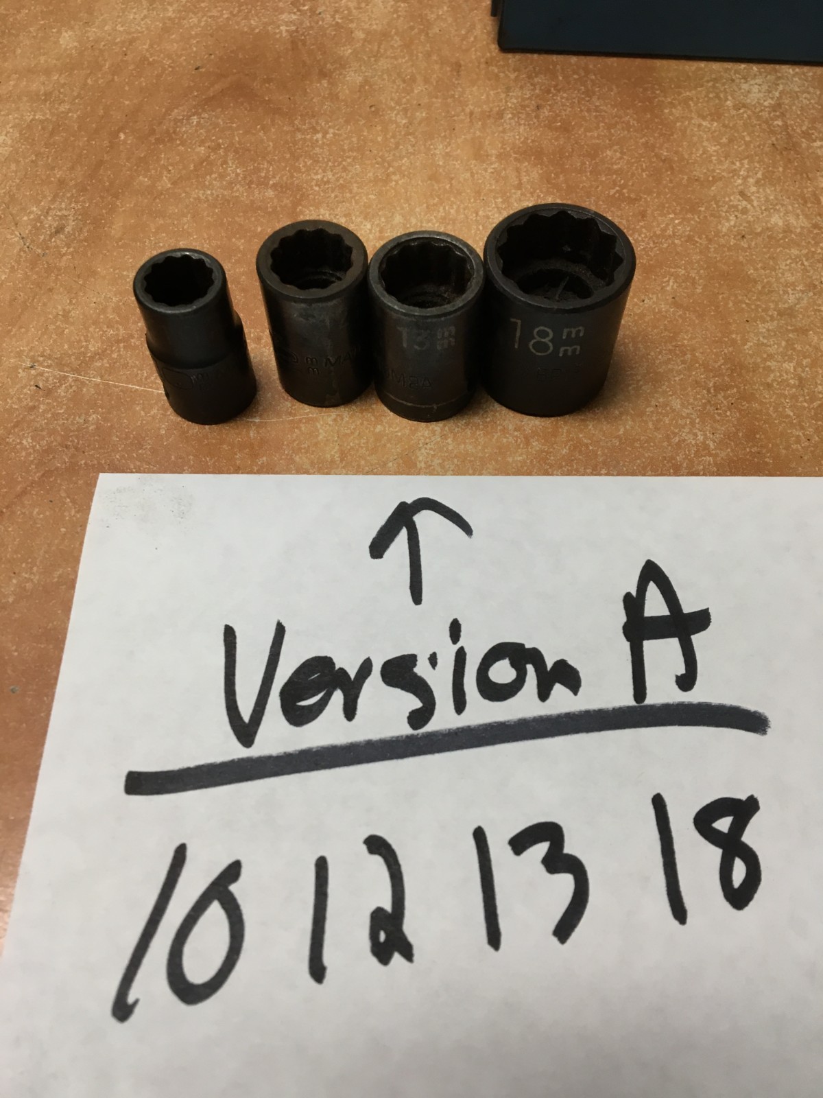 MATCO 13pc 3/8″ Drive Metric Impact Socket Set 10-22MM BP10M2A to BP22M2 w/tray