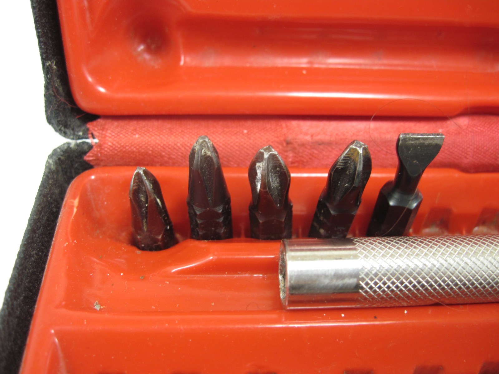 Snap On Stubby Magnetic Ratcheting Screwdriver Set W/Case PB67 NICE