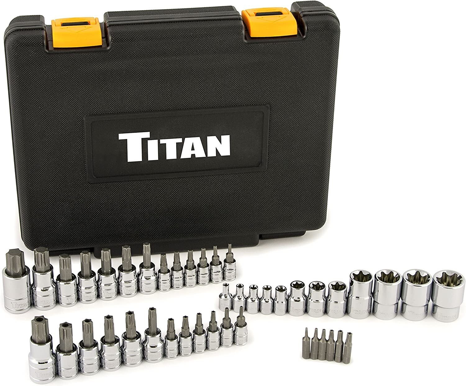 Titan 54137 43 Pc. Master Star / Torx Bit Socket Set