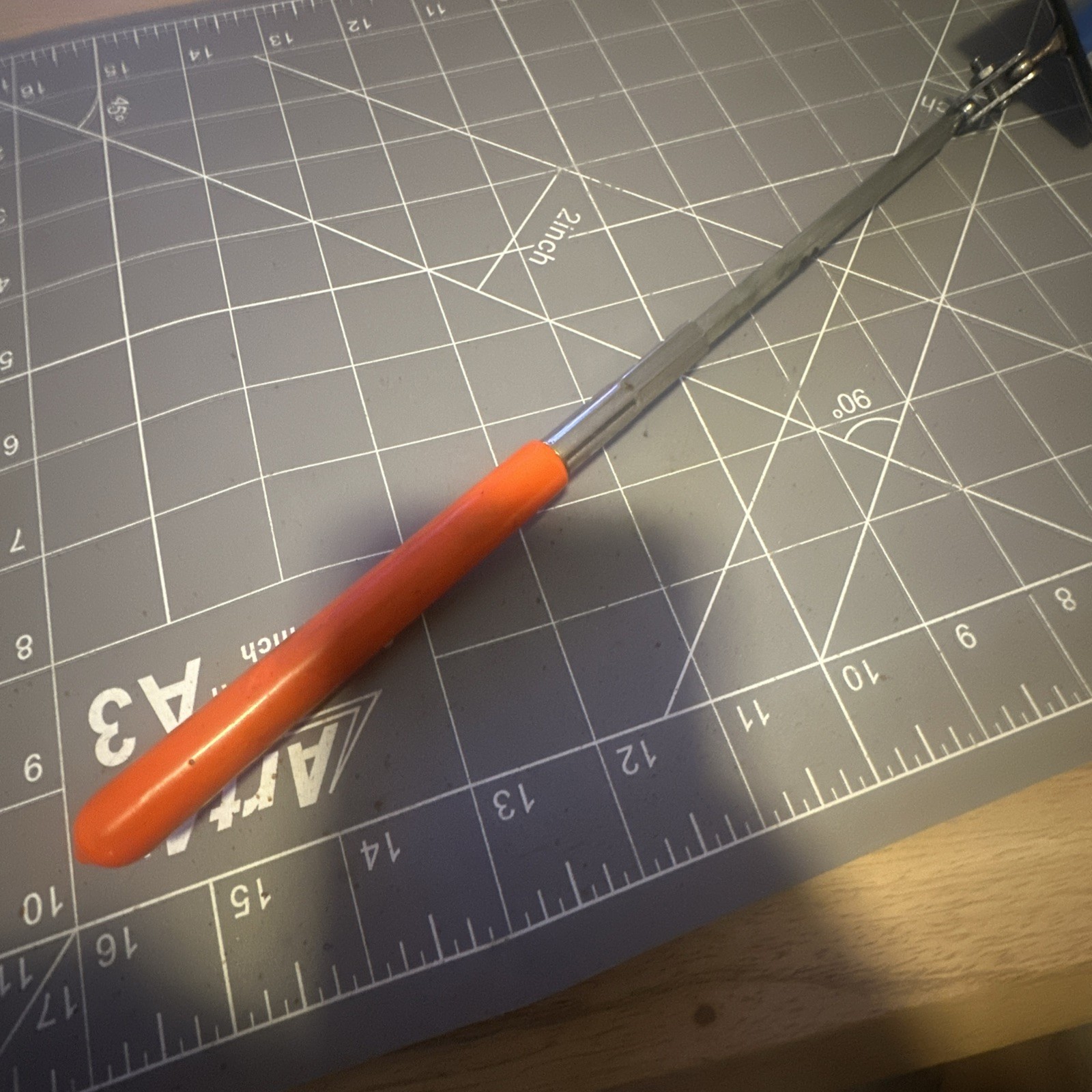 Craftsman Stainless Inspection Mirror Tool USA 2″ Rectangle , 11 To 15″ Length