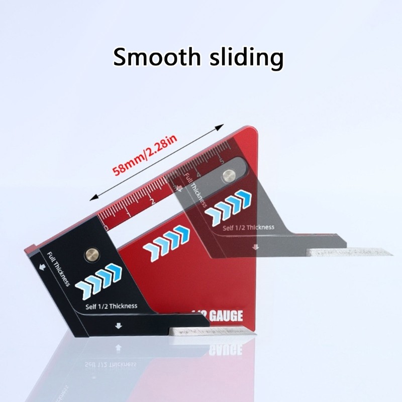 Midline Guide Depth Gauge 0-58mm Ranges For Professional Carpentry And Sawing