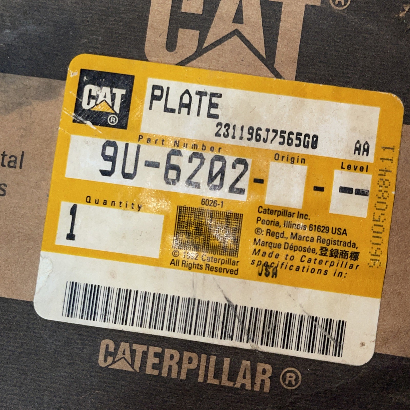 OTC USA PD145D-1 Cat Perkins Diesel Crankshaft Rear Oil Seal Installation Plate