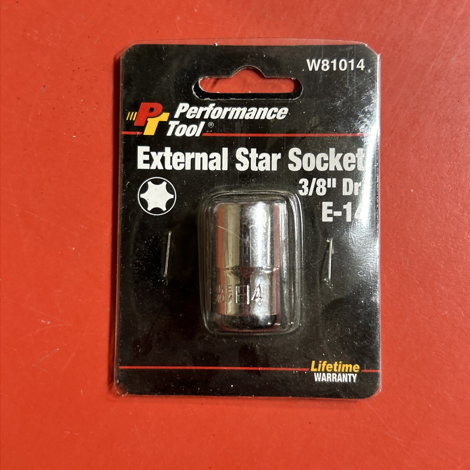 Performance Tool W81014 External Star Socket 3/8in Drive E-14