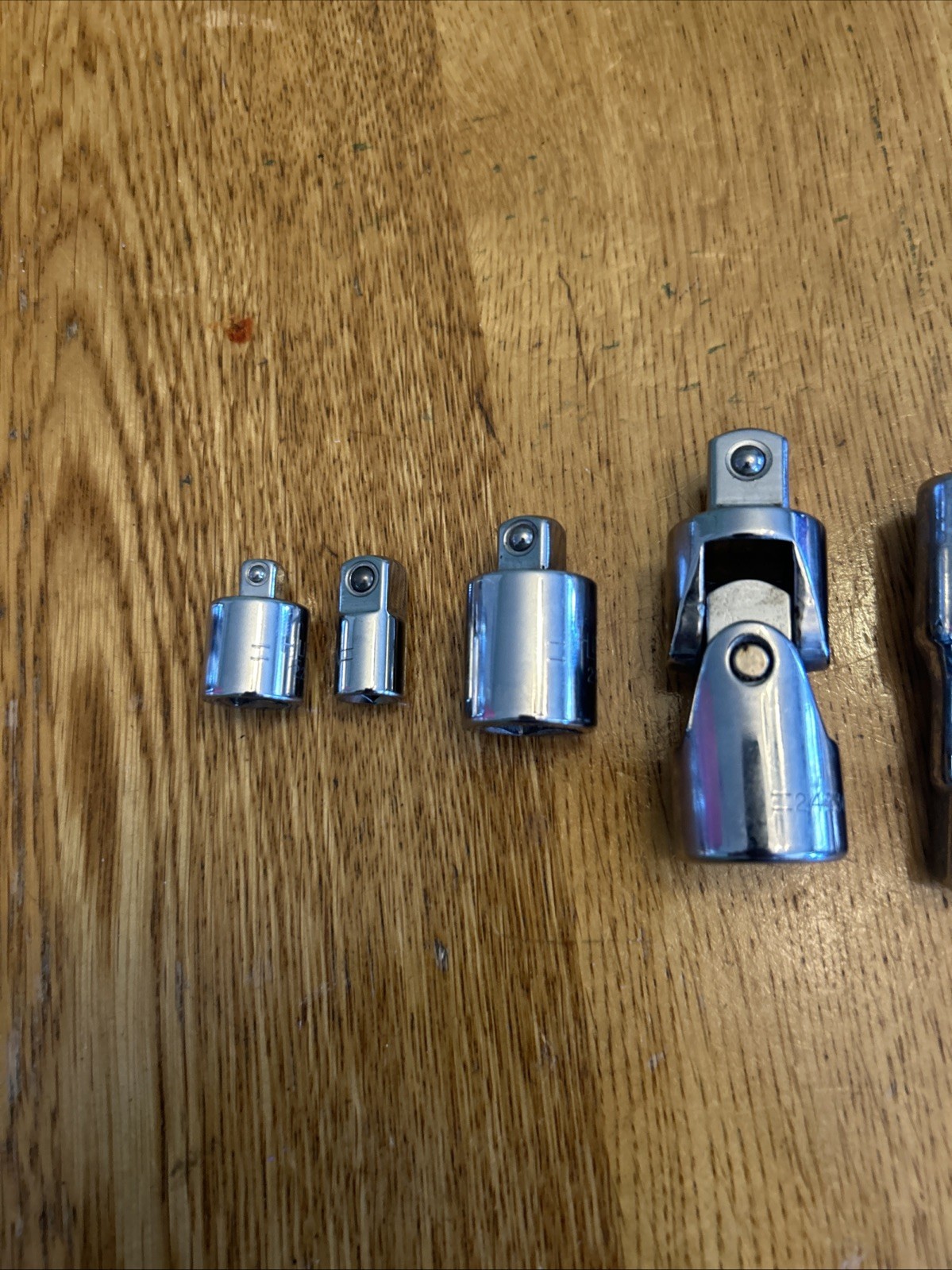 HUSKY – Tool Lot, Extensions,Adapters, Universal Joint 1/4”,3/8” & 1/2” Drives