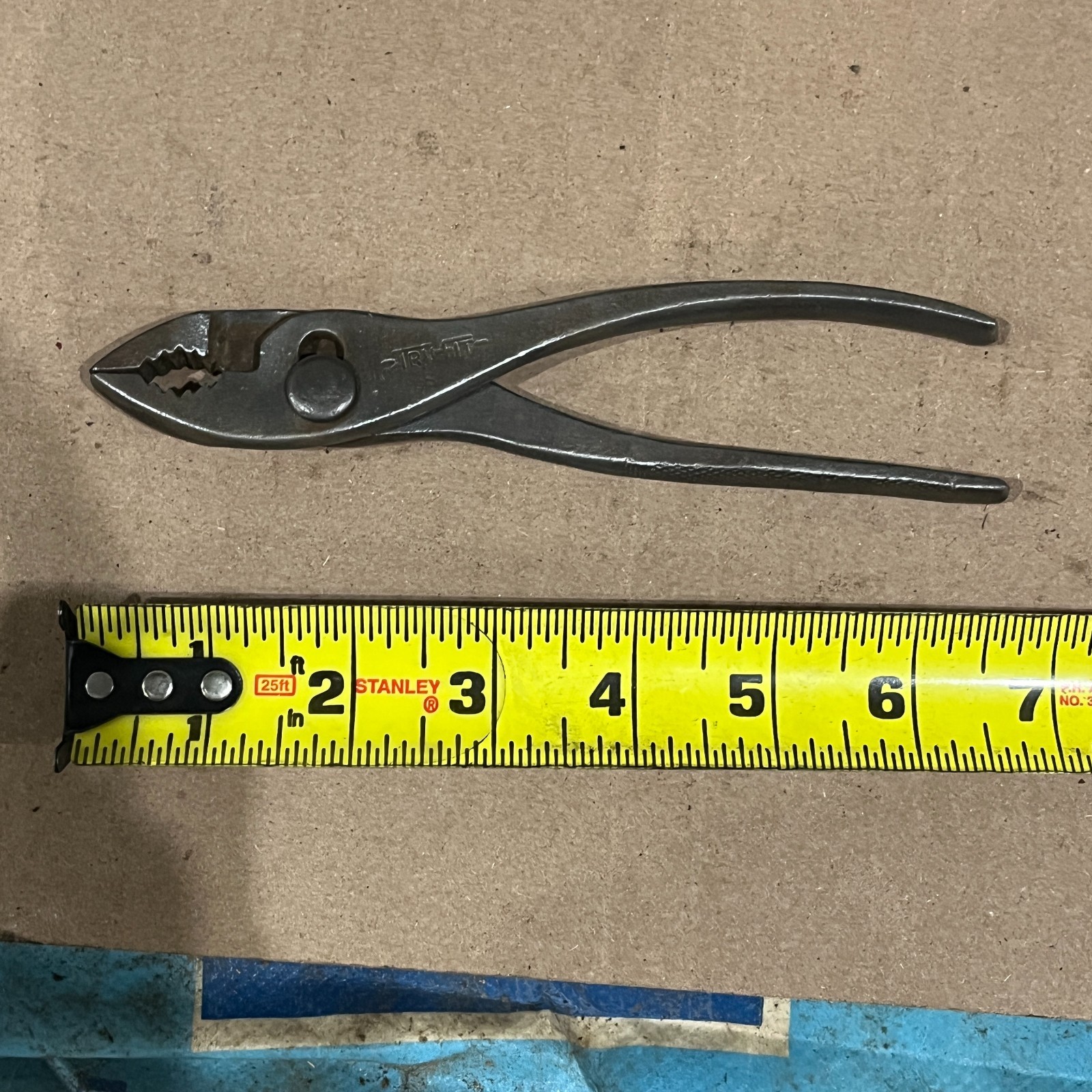 Tru-fit Slip Joint Pliers 7” Vintage USA Adjustable Utility