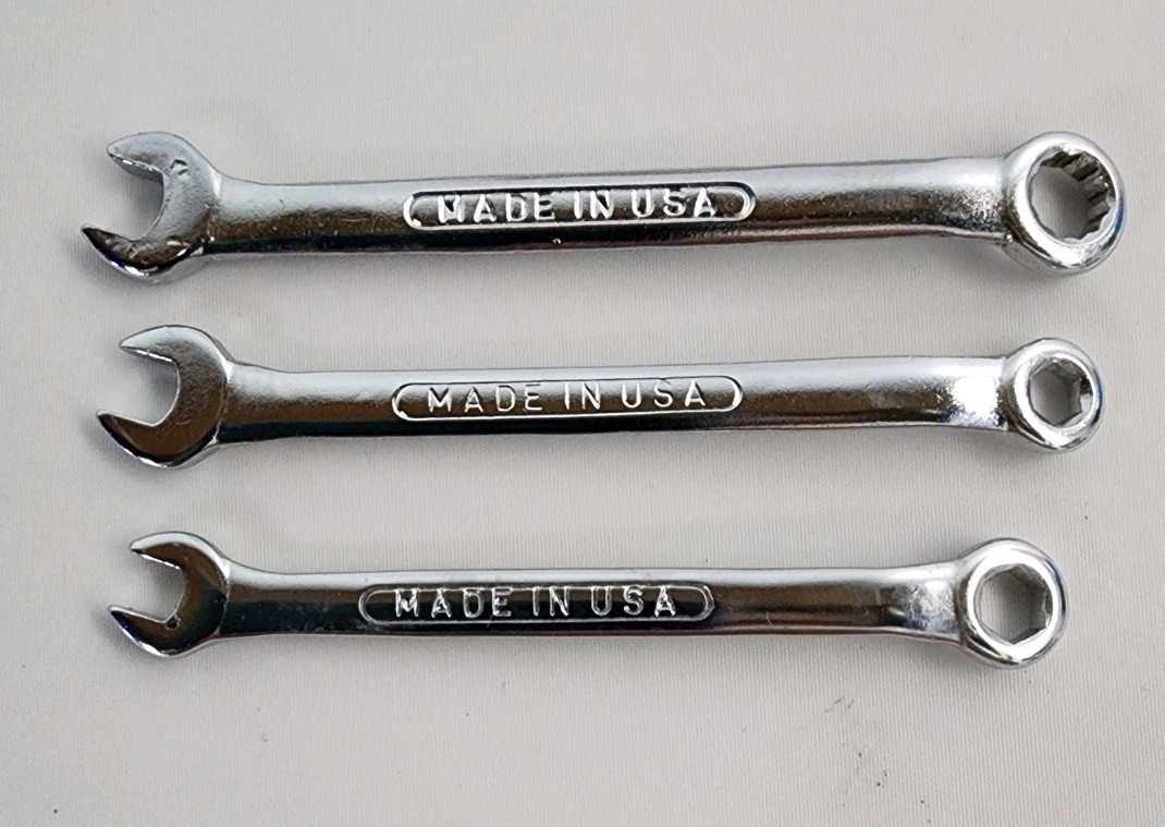 Vintage Wright Tool – NOS Midget Combination SAE 10pc Wrench Set -#787 – NMINT!