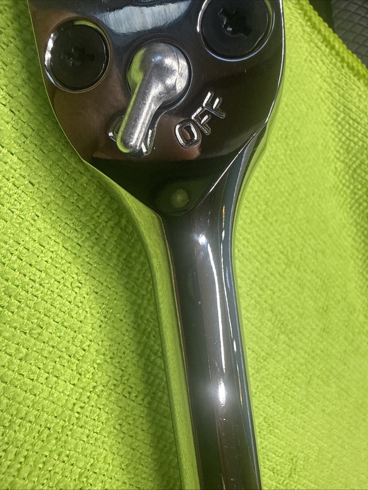 Snap-On S80A 1/2″ Drive Ratchet Standard Chrome Handle Dual 80 Tooth