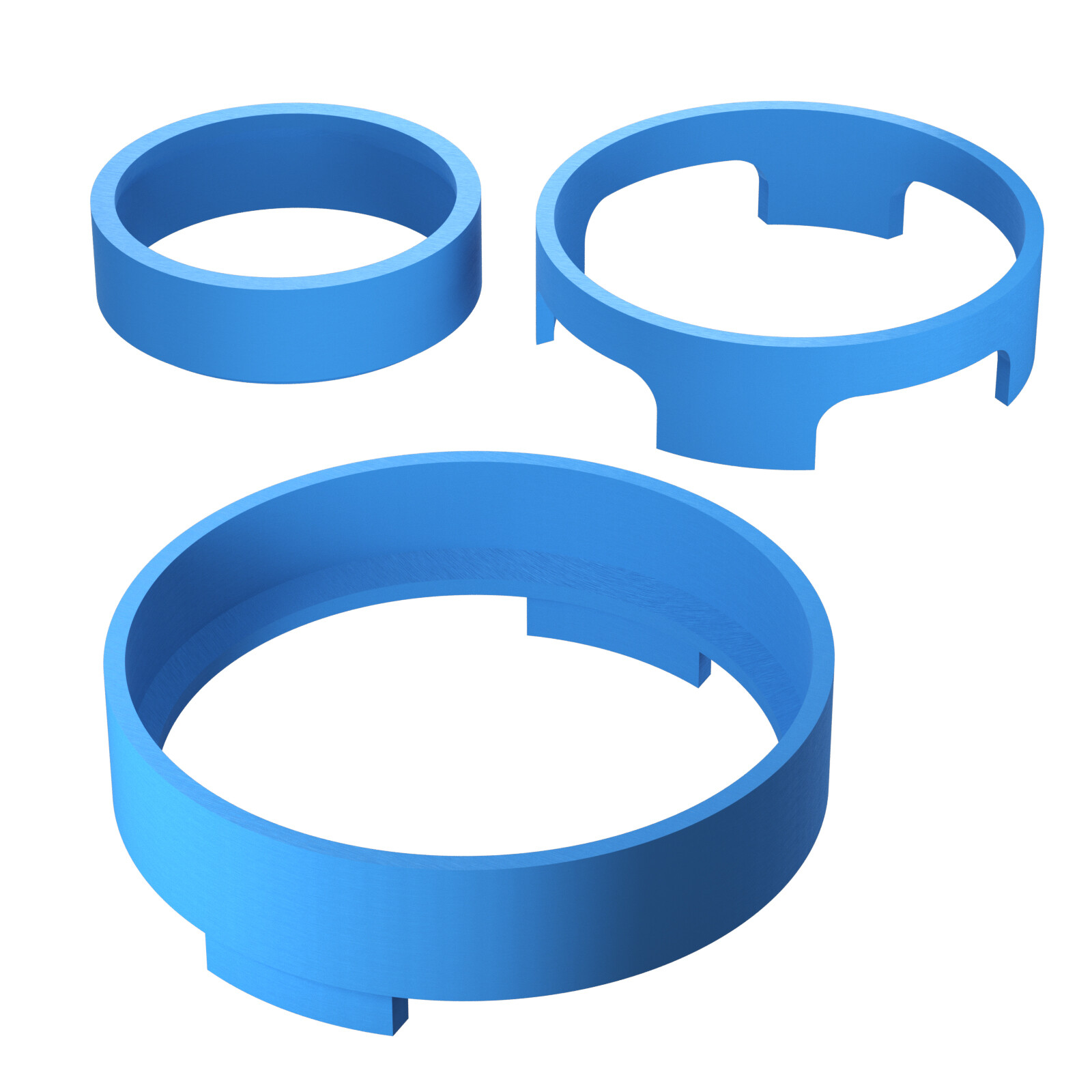 For Ford 10R80 Transmission Piston Compressor Tool Kit Blue 3PCS 10R80 Ring Tool