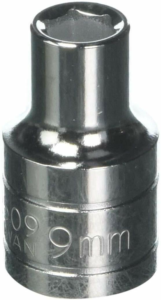 1/2″ Drive Shallow Sockets, 6-Point, METRIC, High-Polished Chrome, Williams