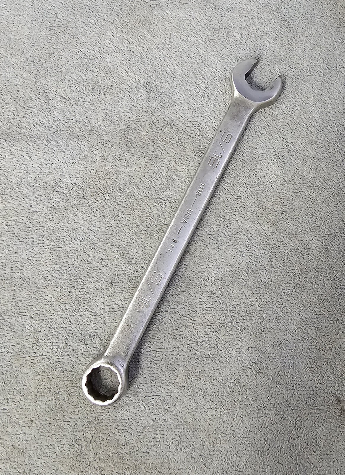 🇺🇸Wright 1116 9/16″ Combination Wrench 12 Point Satin Finish 8″ Long