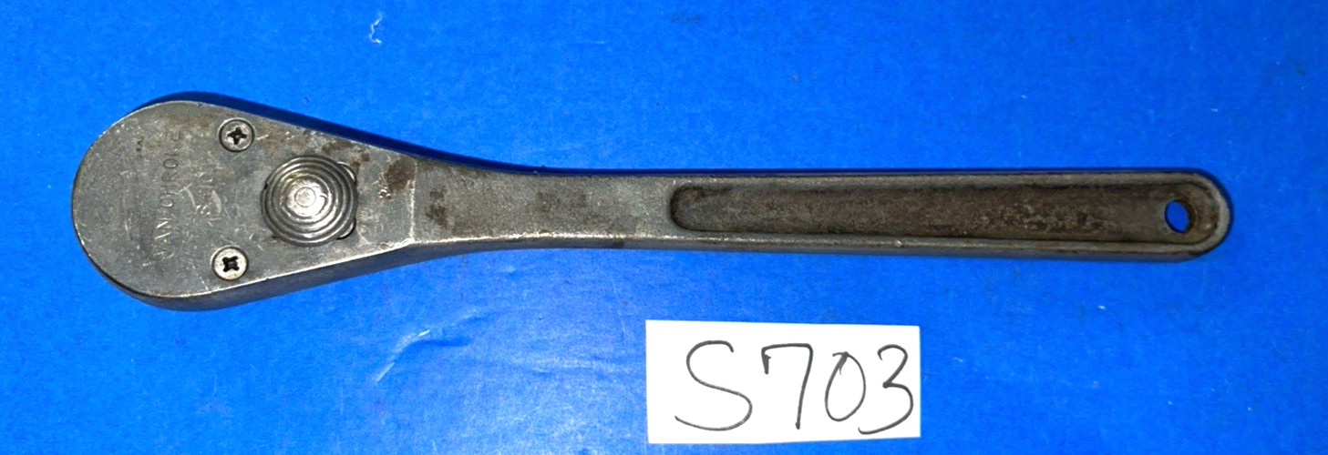 HERBRAND TOOLS VINTAGE 1/2 DRIVE RATCHET S-10 SLIDE SHIFT REVERSIBLE