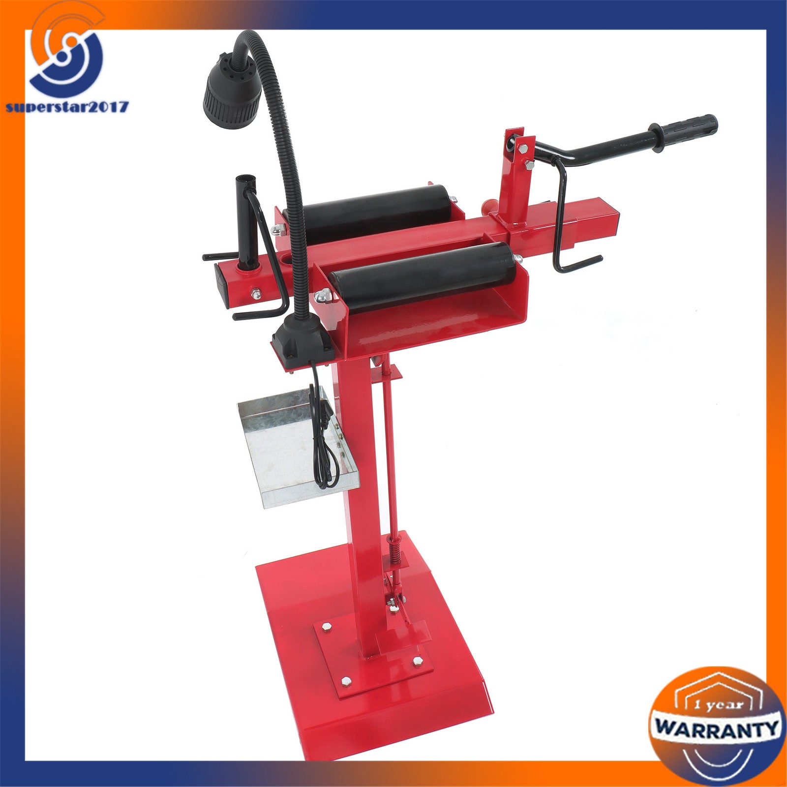 Manual Car Truck Tire Spreader Auto Tire Changer Repair Tool & Led Light