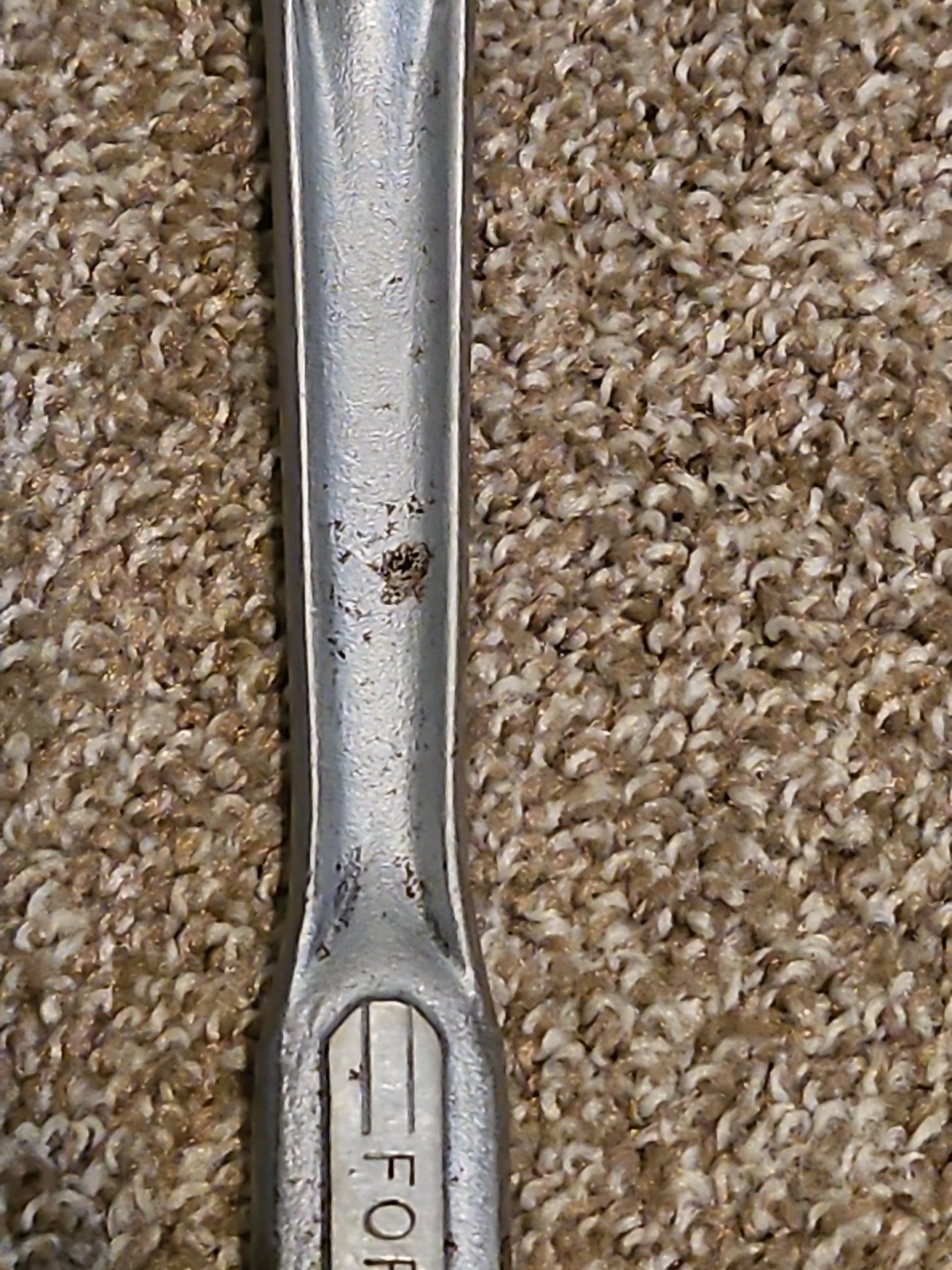 Craftsman USA 1/2″ Drive Flying V Oil Port Ratchet Forged Handle Pear Head Vtg A