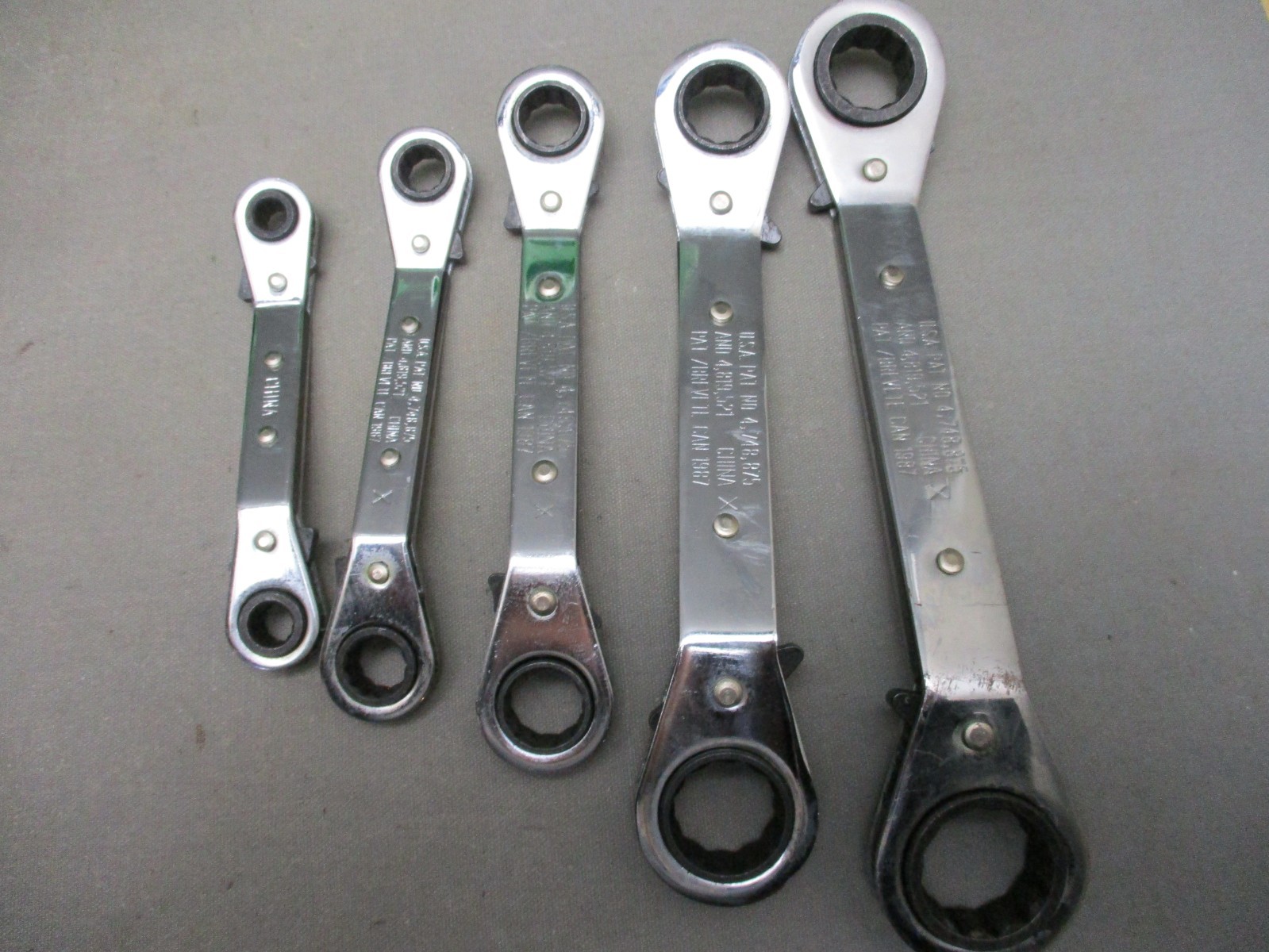 Expert by Kastar Tools 2 Sets 5 Pc SAE & MM Offset Ratcheting Box Wrench Set