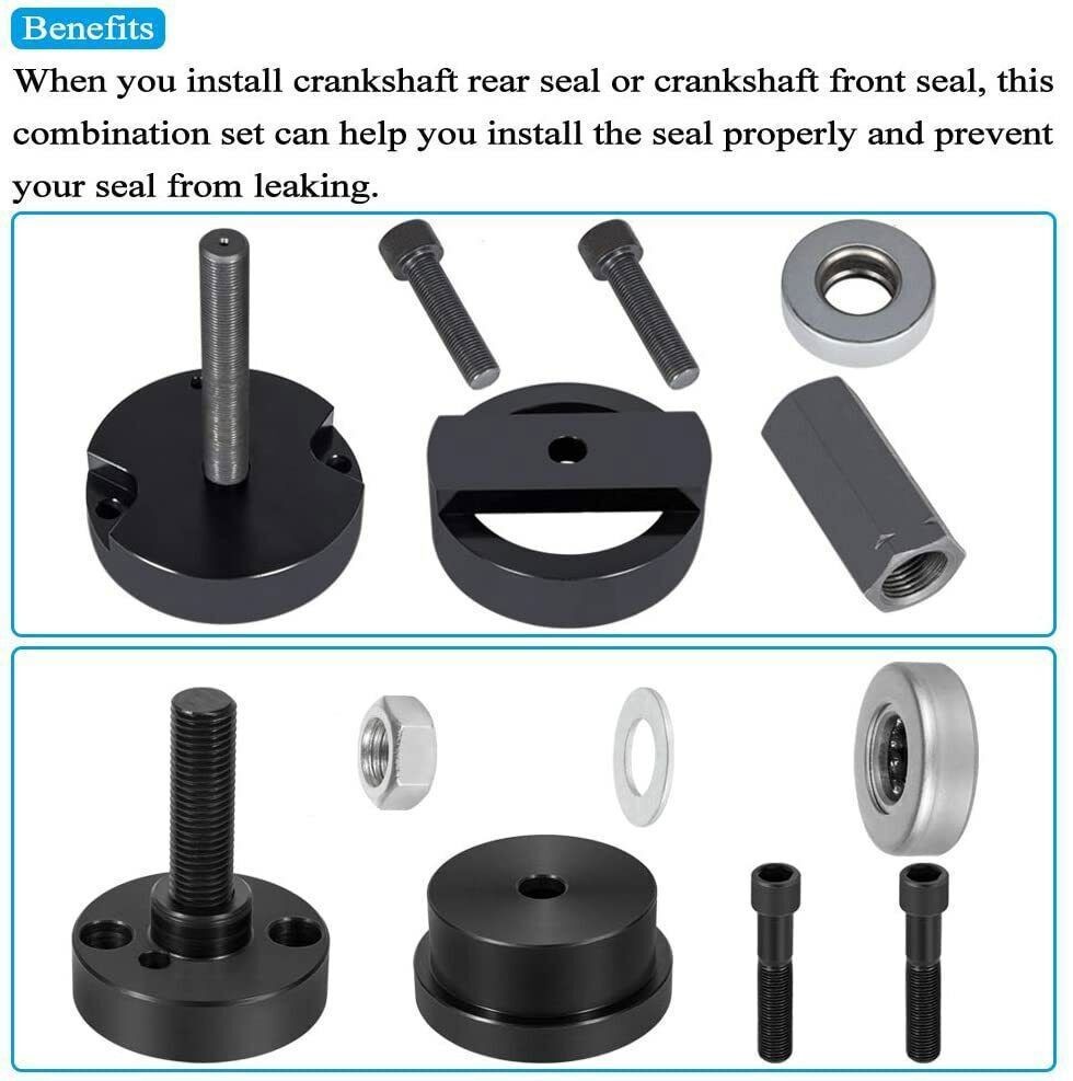 Crankshaft Front & Rear Main Seal Installer Tool For Ford 4.5/6.0/6.4L F-250/350