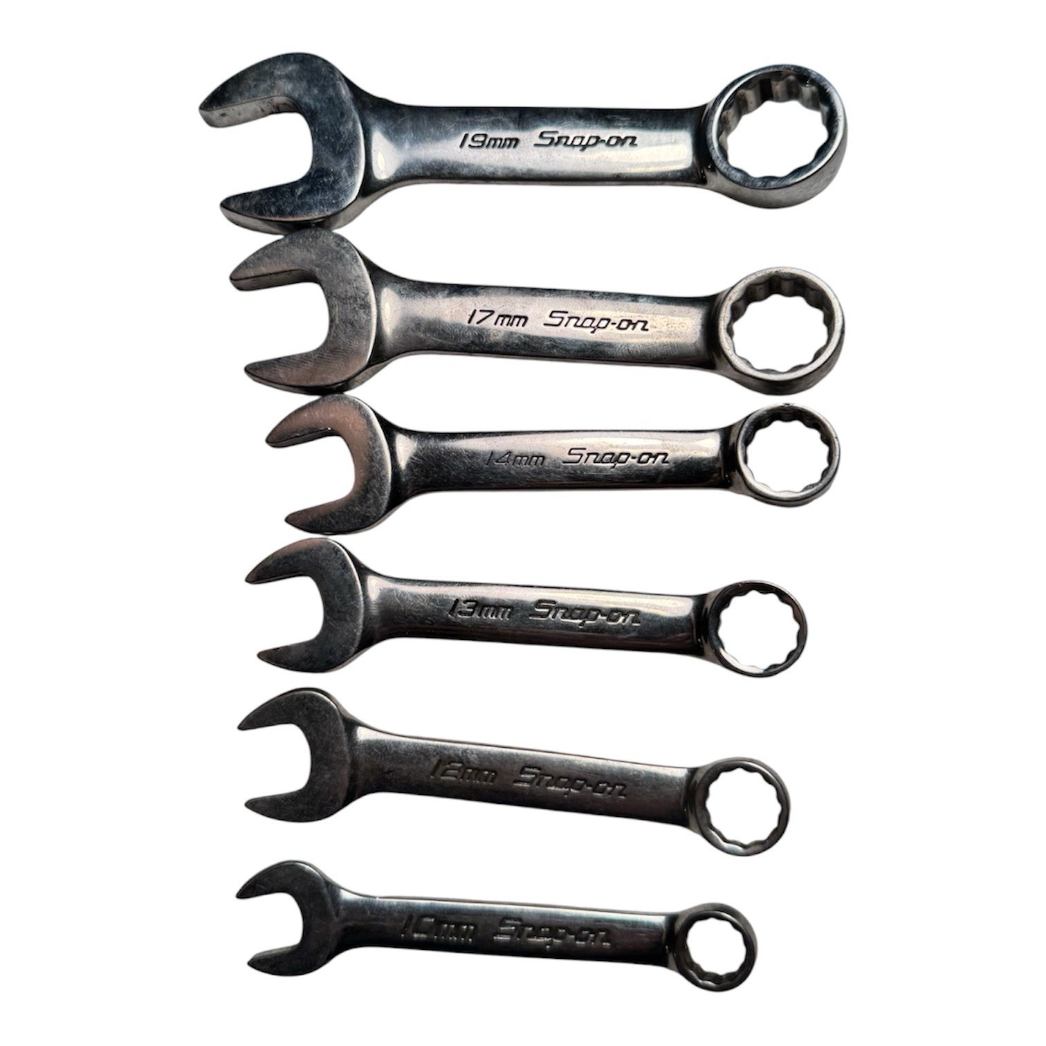 Snap On OEXM Wrench Mixed Set Stubby Wrenches