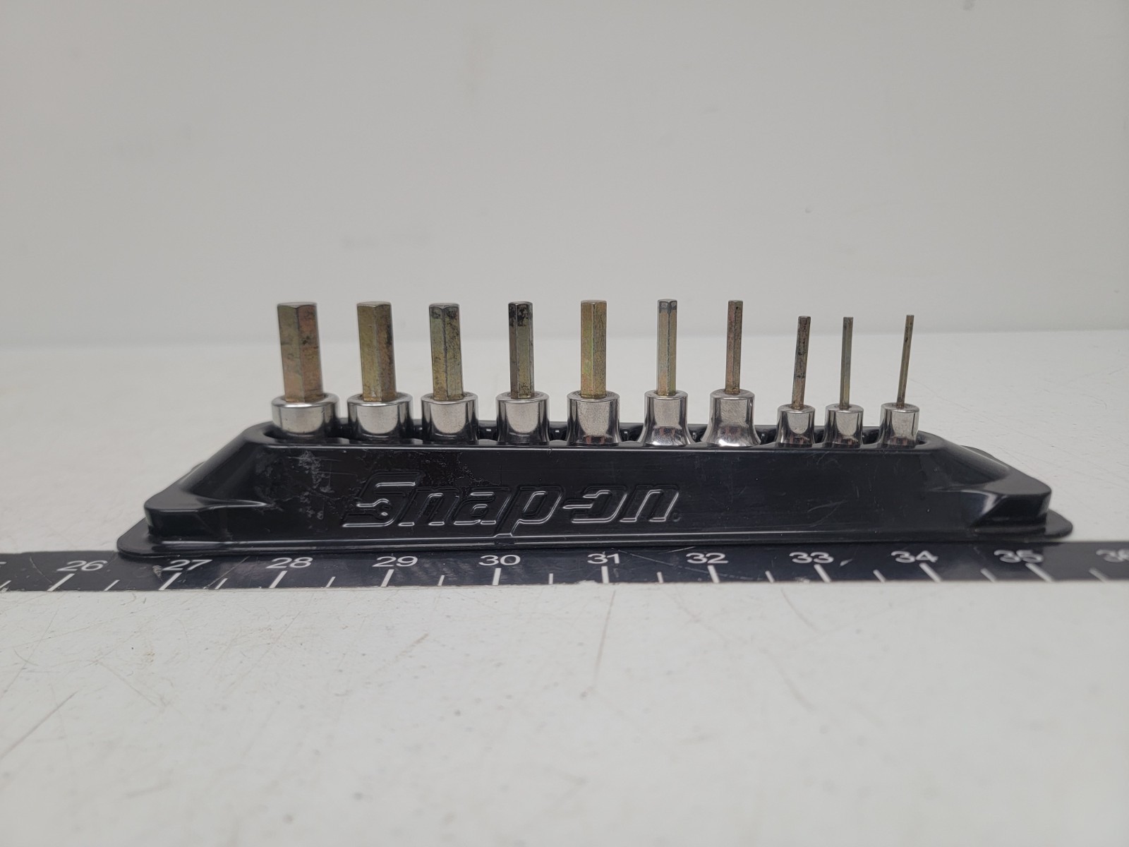 Snap On 10pc Metric Hex Bit Socket Driver Set, 1/4 And 3/8 Dr..210EFTAMY