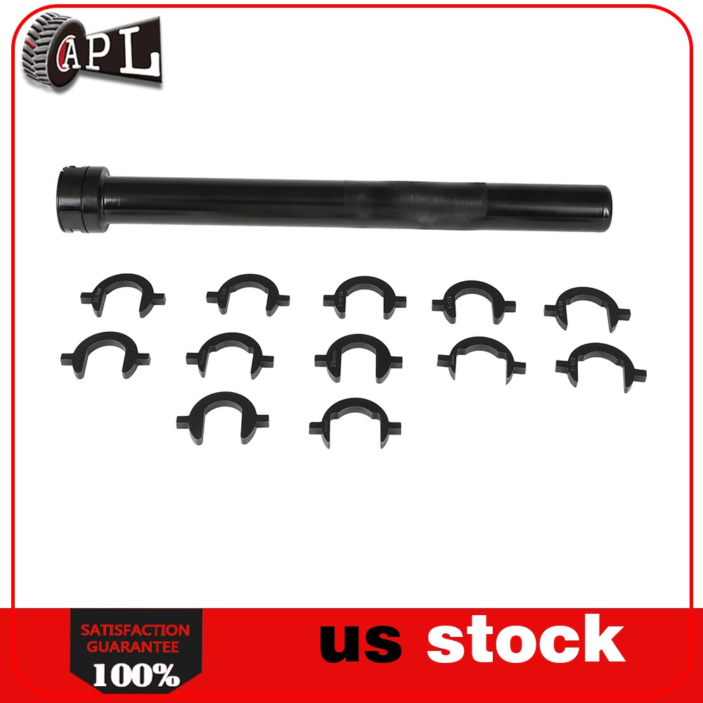 13pc Inner Tie Rod Removal Installation Tool Set with 12 SAE & Metric Adaptors