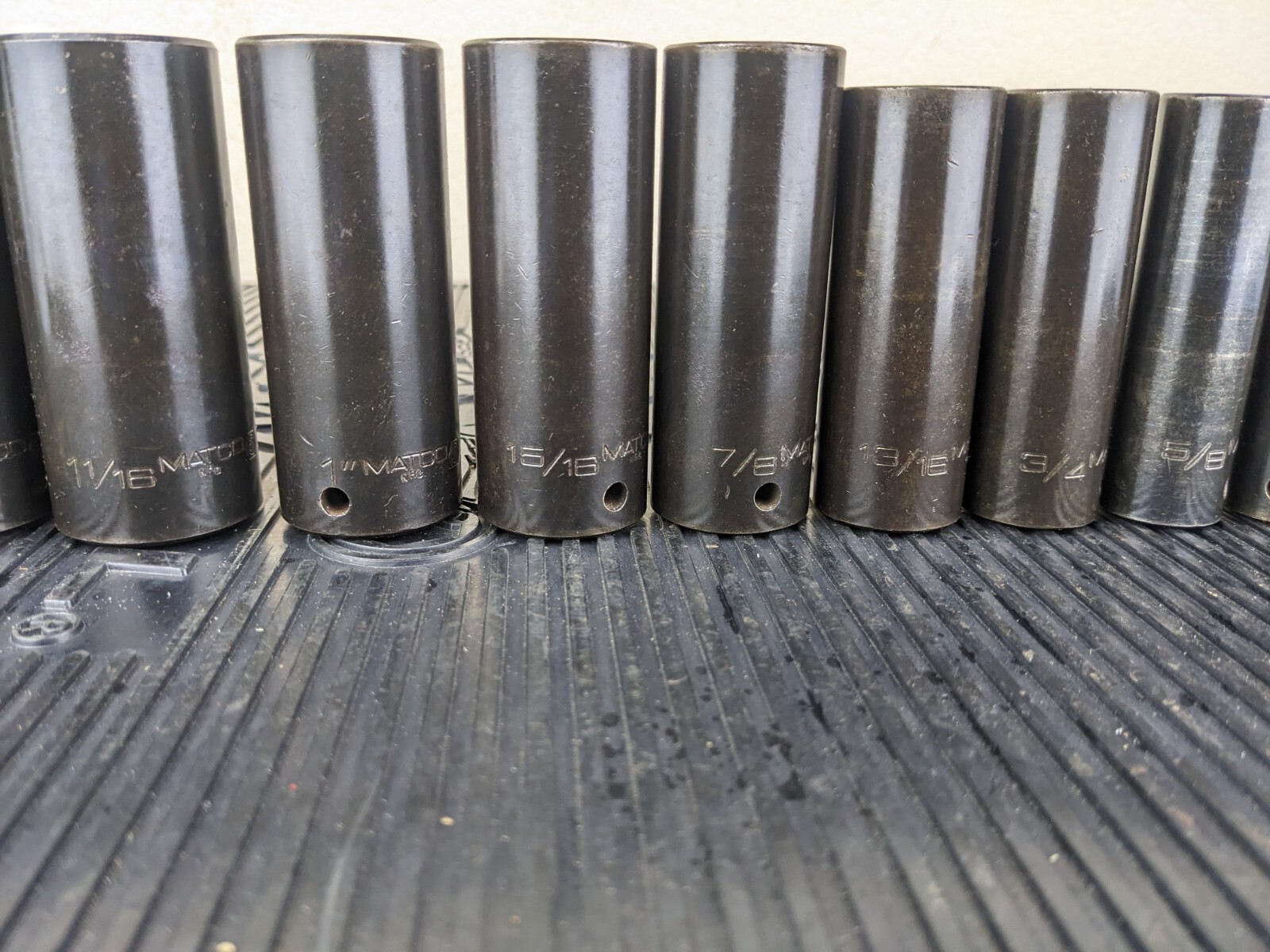 #az356 Matco Tools SCDP136 12pc 1/2” Dr Deep IMPACT Socket Set 7-16” 1-1/4″