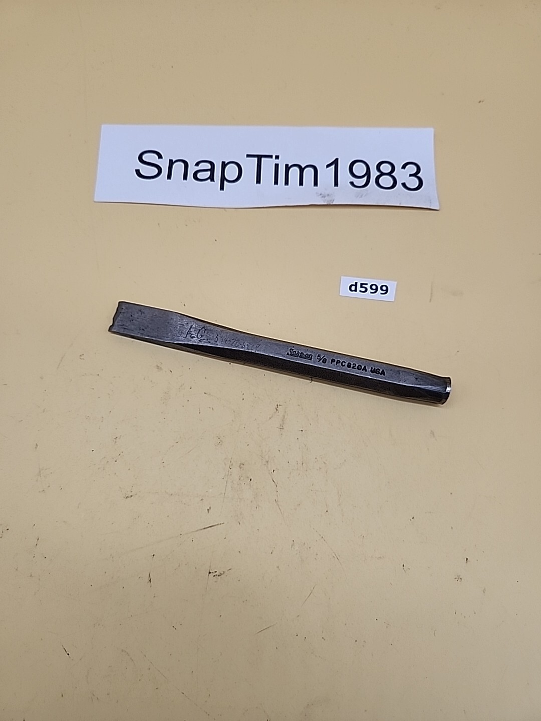 Snap-on Tools 6 1/2″ Length 5/8″ Flat Chisel PPC820A USA