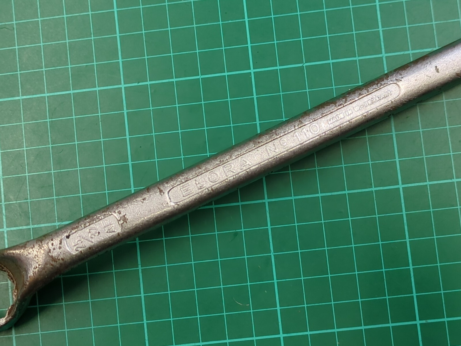 Elora No110, 3/4″ x 25/32″ AF Chrome Vanadium, Offset Ring Spanner, West Germany