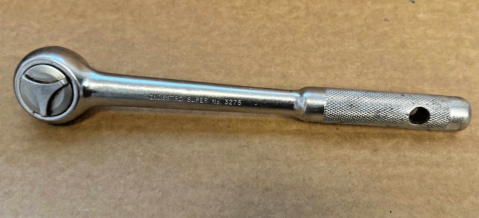 Indestro Super 3275 1/2» Drive Knurled Handle Ratchet USA Free Shipping