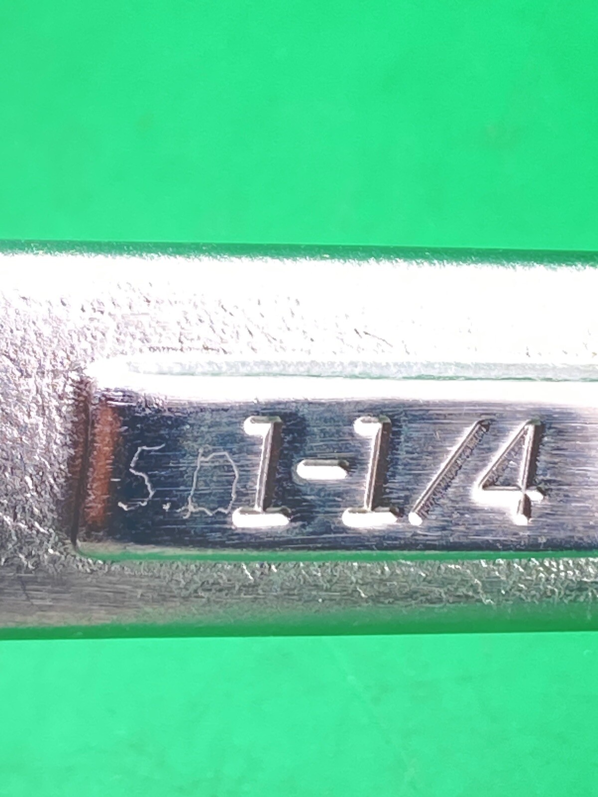 CRAFTSMAN 1-1/4″ 12 Point COMBINATION WRENCH -VV- Series 44708 Mint Condition