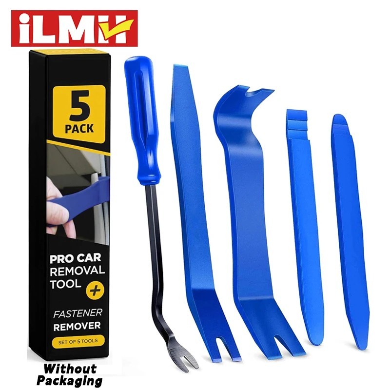 Plastic Trim Removal Pry Tool Set for Car Radio Panel Door Dash Clip Fasteners