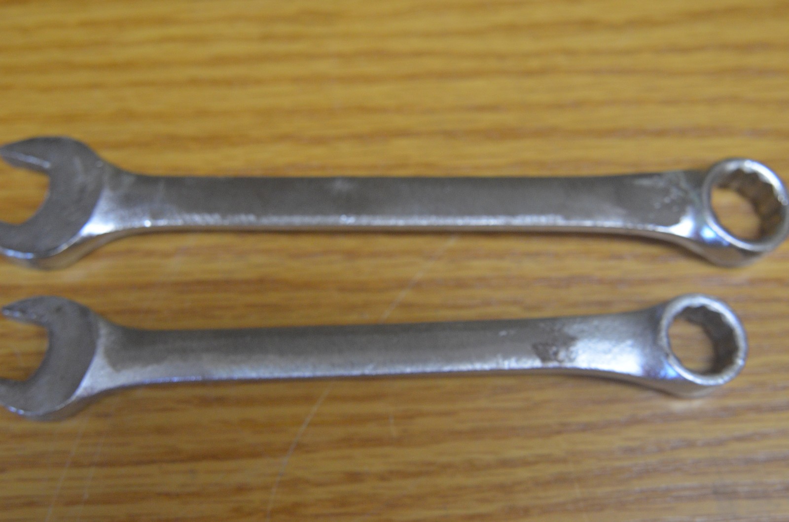Two Action Combination 12 Point Chrome Wrenchs 9/16 & 1/2 (1-C)