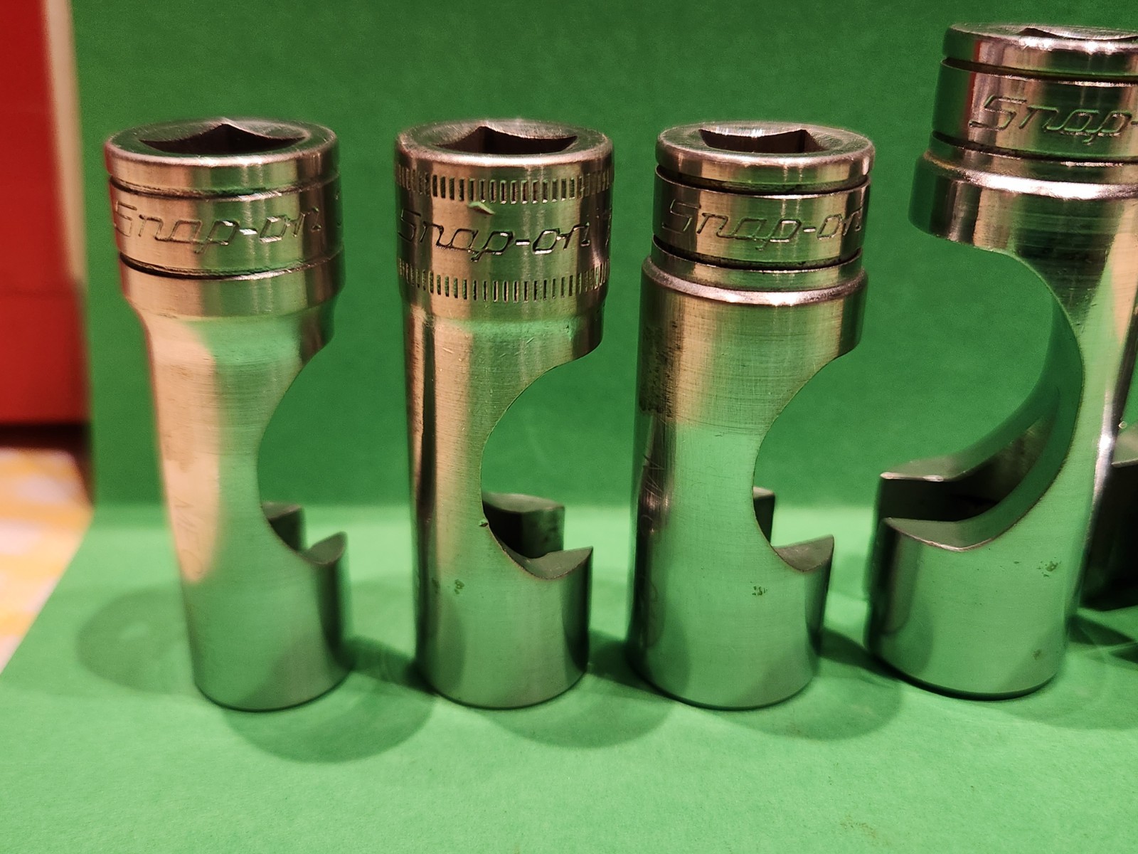 Snap On 7pc 3/8″ Dr. 6-Pt. Deep Flare Nut SAE Socket Set 3/8″-3/4″ 207FRX READ