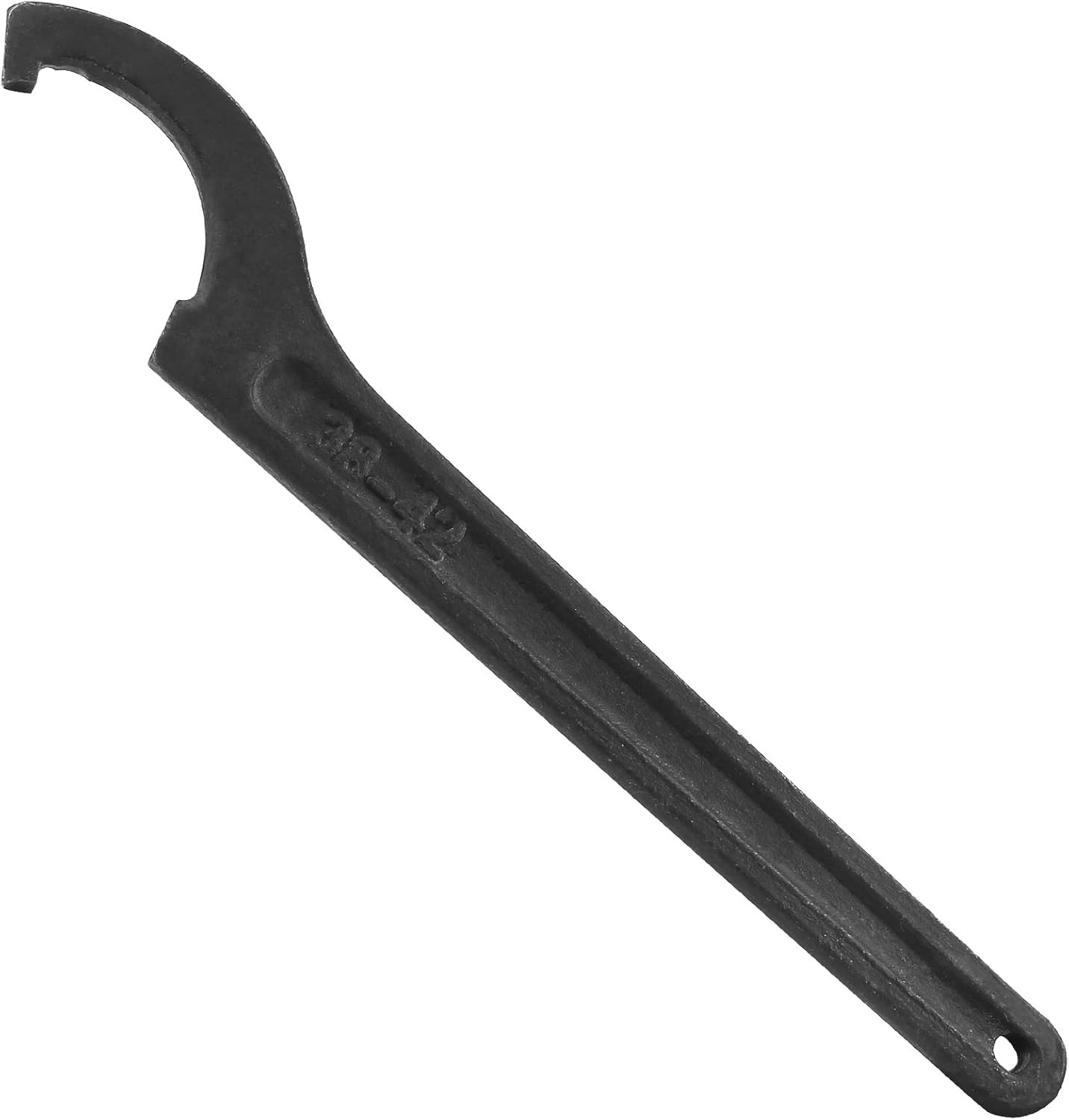 Spanner Wrench C Hook Black Adjustable 38-42mm Carbon Steel Heavy Duty Repair