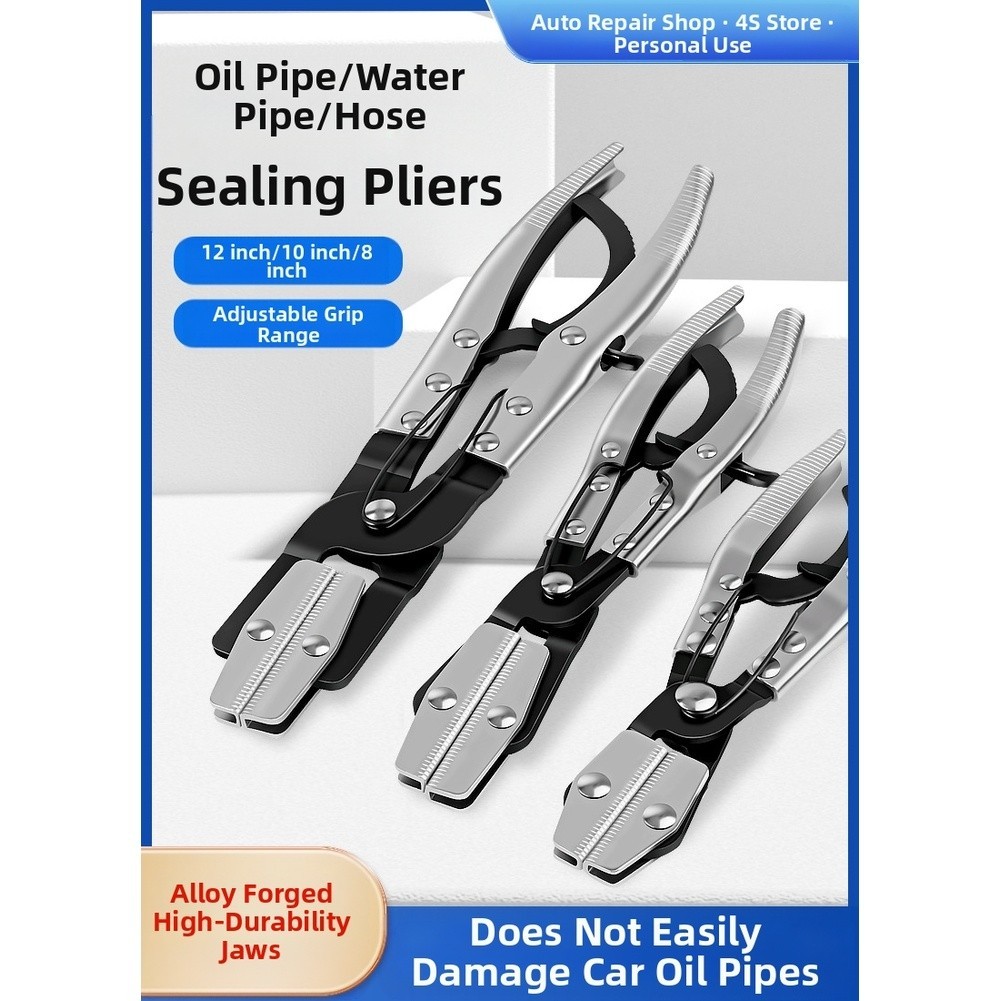 Quick Shutoff Automotive Tubing Hose Clamp Tool Sealing Pliers Multiple Sizes