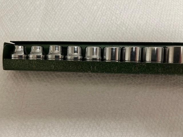 S-K 3/8” Drive METRIC Socket Set with METAL Tray