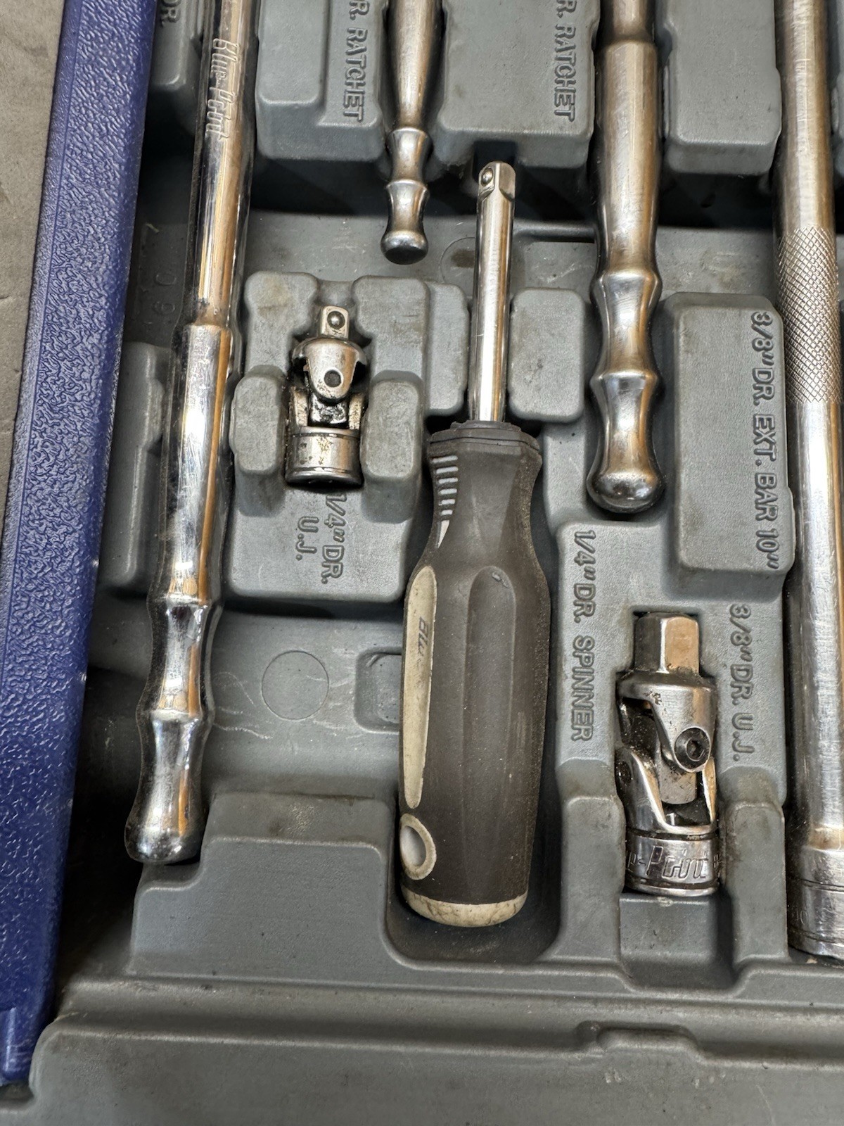 Blue-Point BLPGSSC155 155pc Combination Drive SAE/Metric Socket Set (Missing 8)