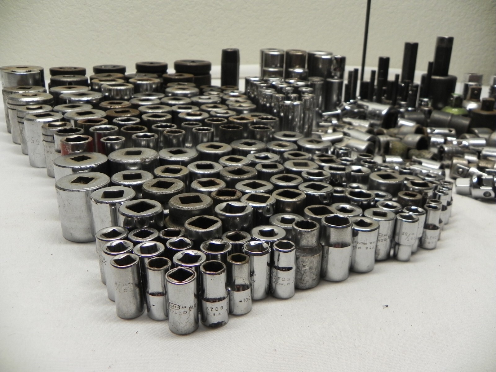 Proto/Proto Challenger Socket Lot 261 Piece Lot Old & Newer Models