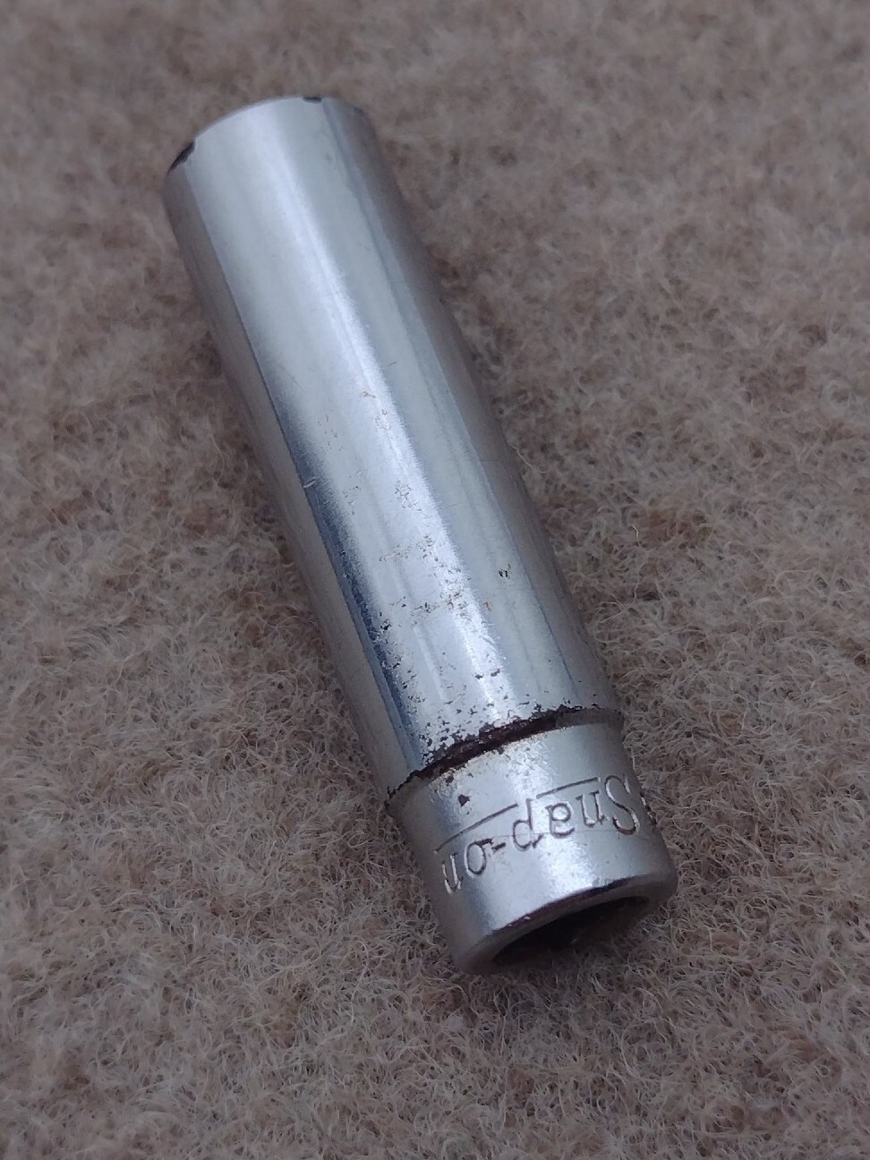 Vintage Snap On USA 3/8 Socket 1/4″ Drive Deep 6pt STM12 Underline Snap-on Tools
