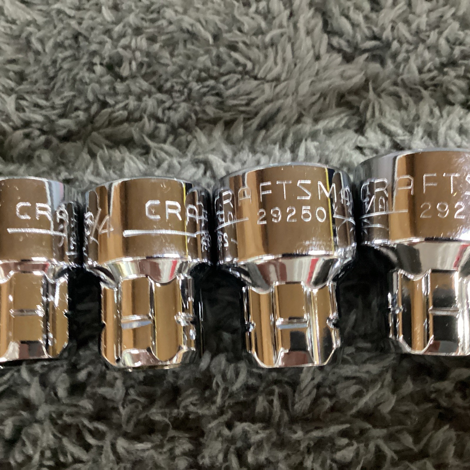 Craftsman 3/8 Inch Drive Max Axess SAE Socket Set 9 Pieces 3/8 – 7/8”