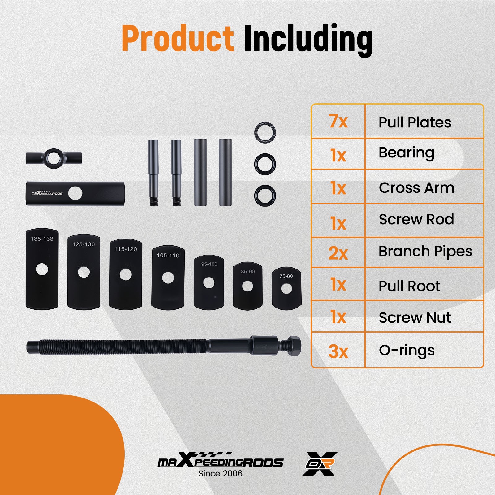 75-138mm Cylinder Liner Puller Tool Kit for Diesel Engine Professional Set