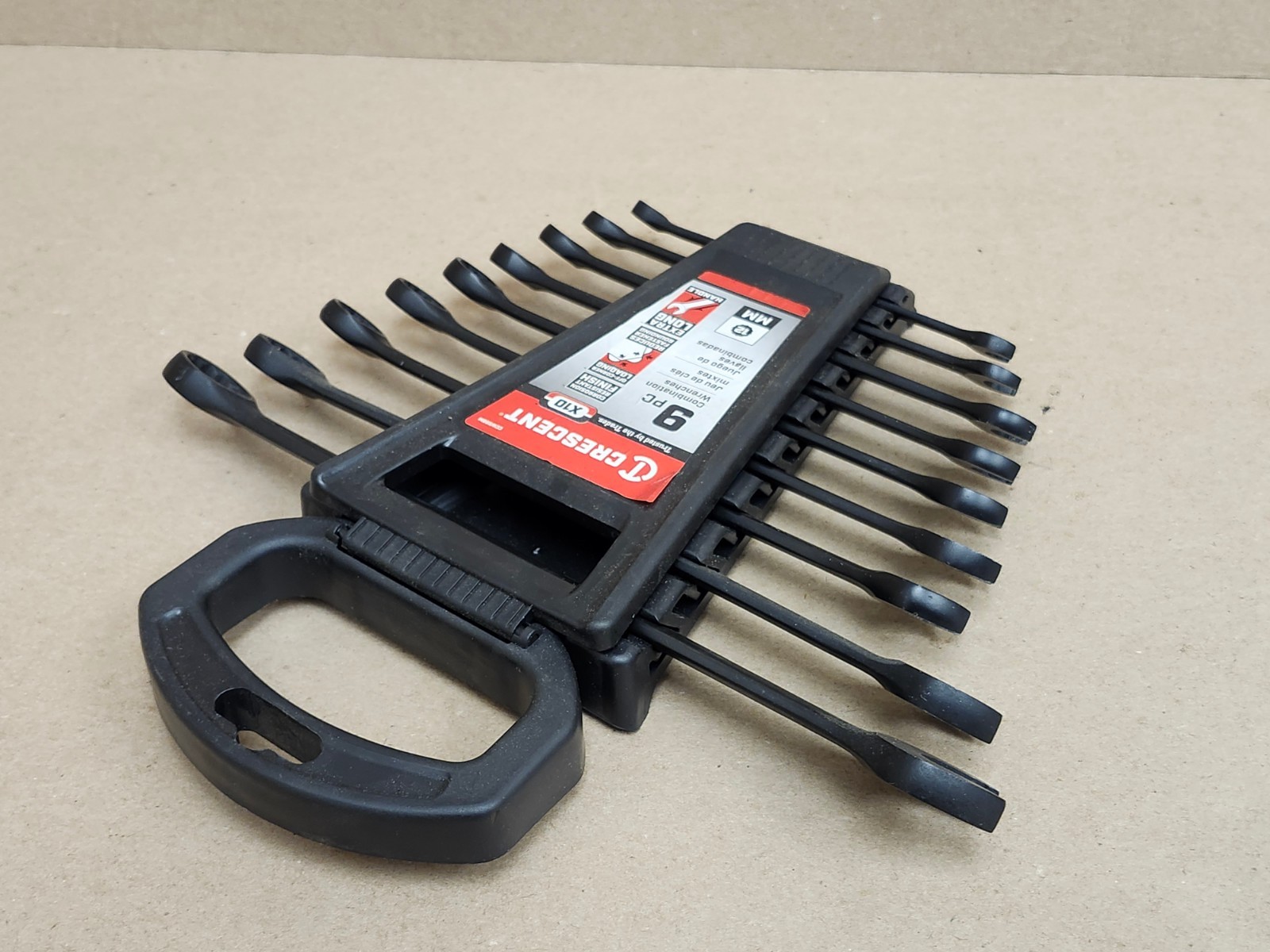 Crescent CCWS9BM X10 12 Point Metric Combination Wrench Set 9 pc