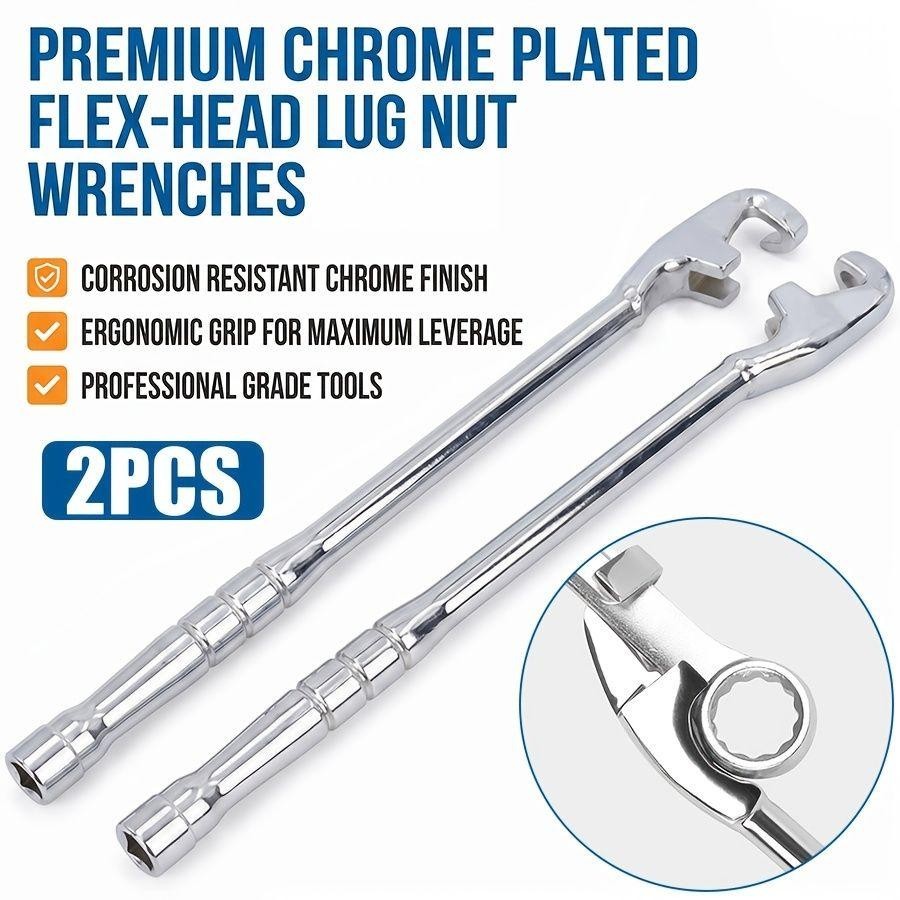 1pcs/2pcs Universal Wrench Extender Adapter, Breaker Bar Pipe, Ergonomic Handle