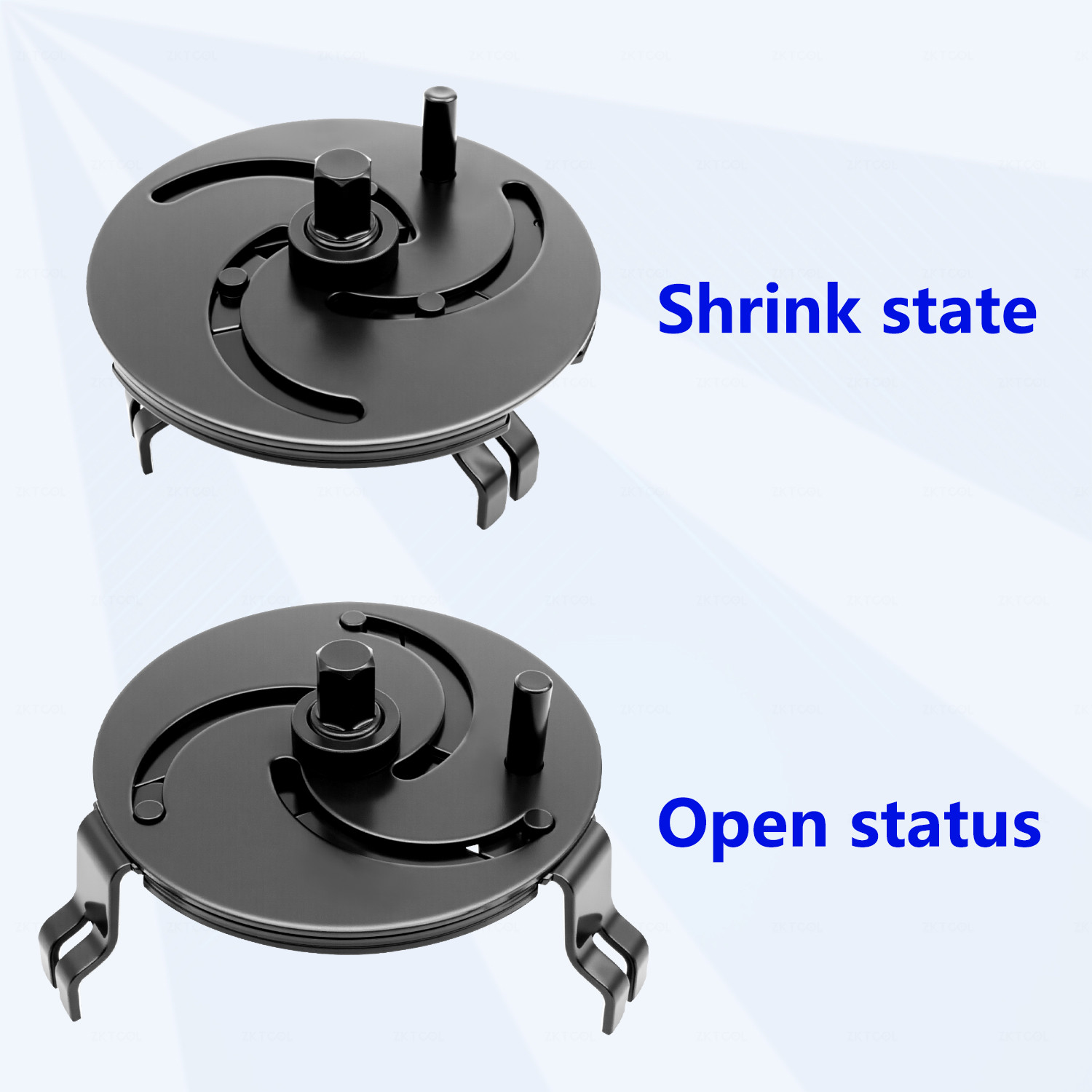 Adjustable Fuel Pump Cover 3 Jaws Fuel Tank LID Wrench Removal Tool 89mm-170mm