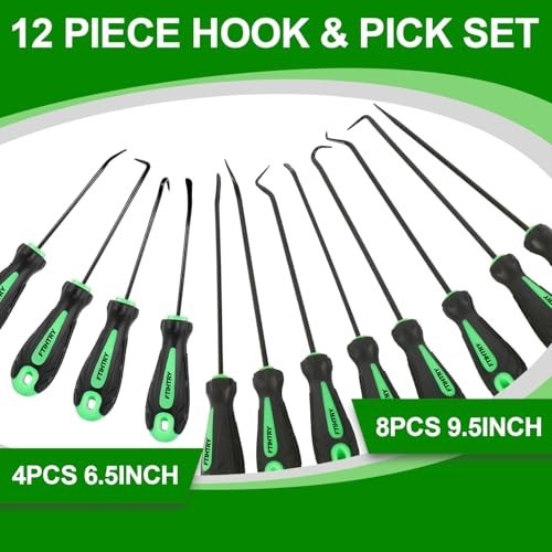 Professional 10-Piece Hook and Pick Set for Automotive and Mechanical Tasks